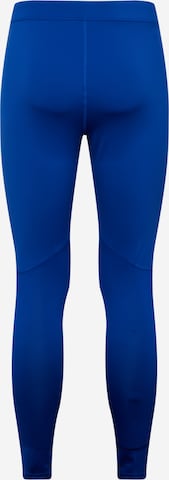 ADIDAS PERFORMANCE Skinny Sporthose 'ADIZERO' in Blau