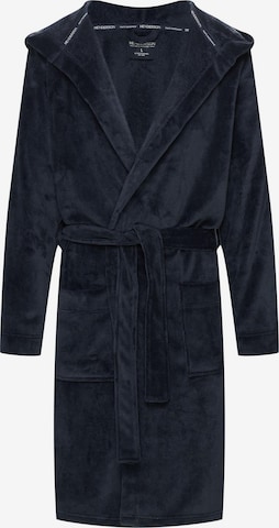 Henderson Bathrobe short 'Naps' in Blue: front