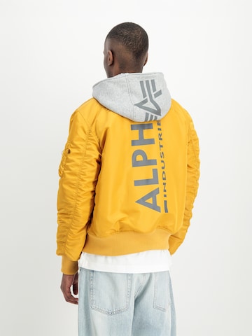 ALPHA INDUSTRIES Between-season jacket 'Ma-1 Zh' in Yellow: front