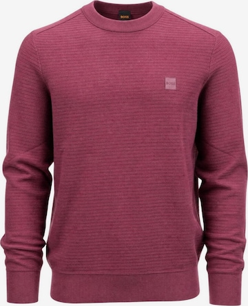 BOSS Trui 'Anion_S 10265864 01 50527584' in Lila: voorkant