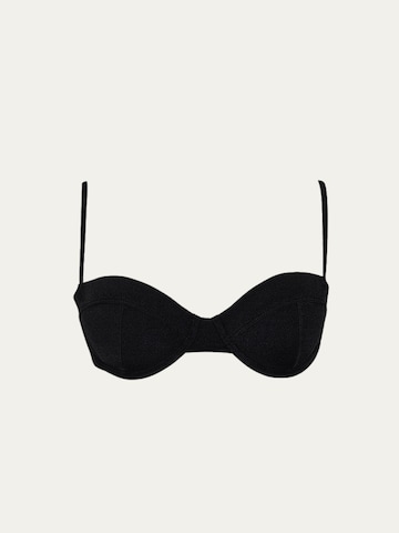 Billie Swim Balconette Bikinitop 'Bari' in Zwart: voorkant