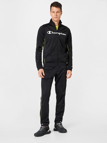 Champion Authentic Athletic Apparel Trainingsanzug in Schwarz: predná strana