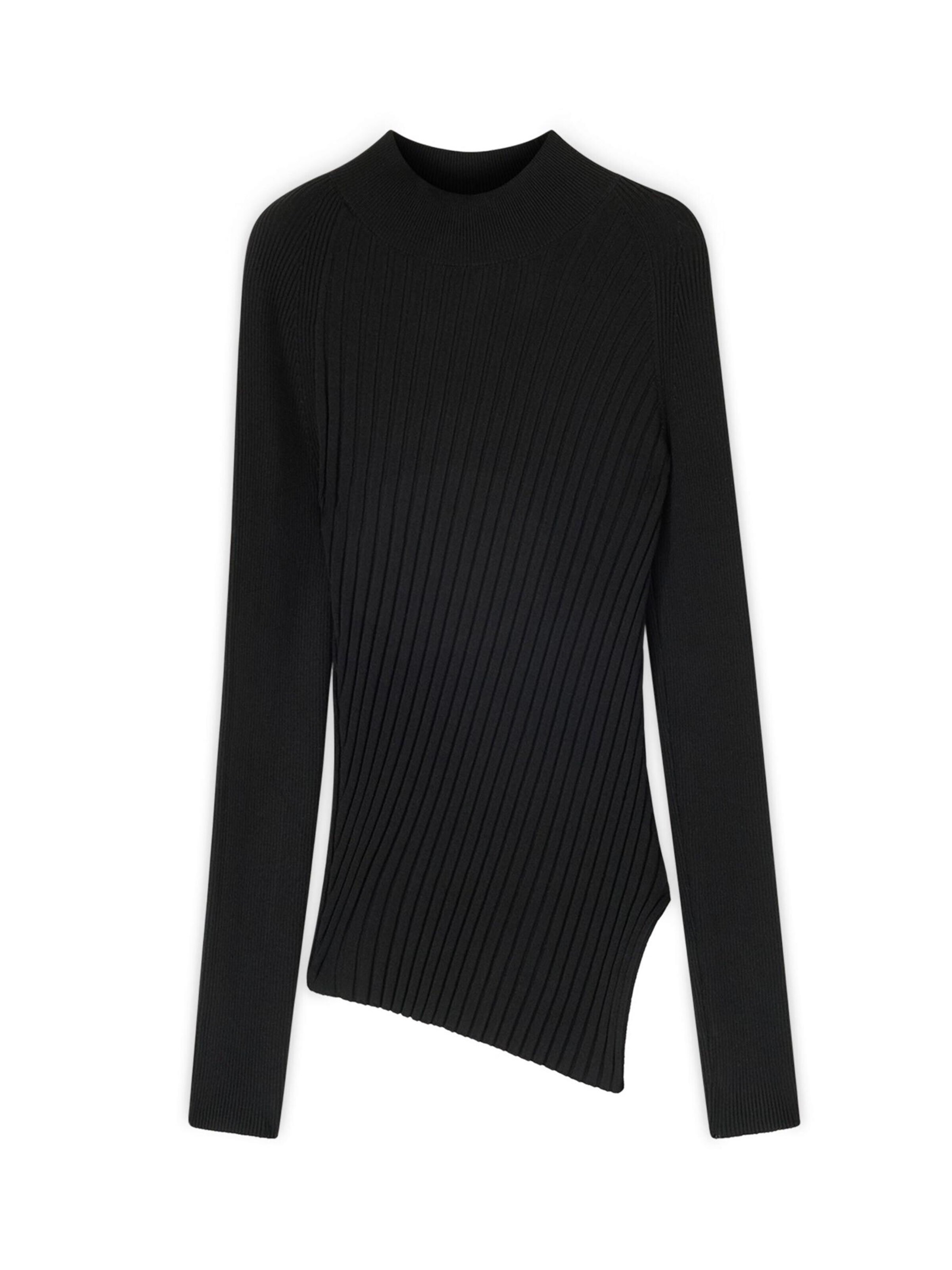 Pull-over MOTIVI en noir : devant