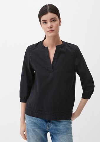 s.Oliver Blouse in Zwart: voorkant