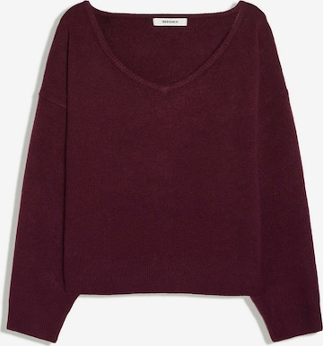 Pull-over Bershka en rouge : devant