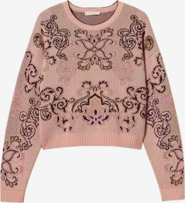 Twinset Pullover 'Jacquard wool blend sweater' in Pink: Vorderseite