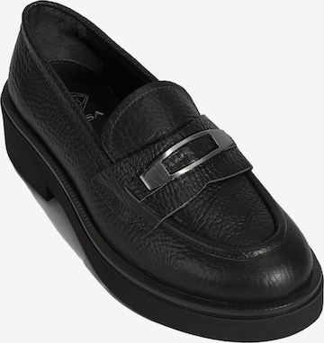 Desa - Mocasines en negro: frente