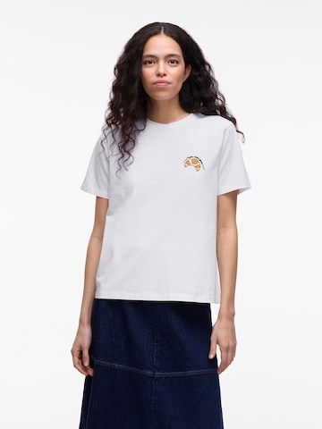T-shirt 'VINora' VILA en blanc : devant
