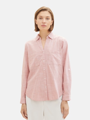 TOM TAILOR - Blusa em rosa: frente