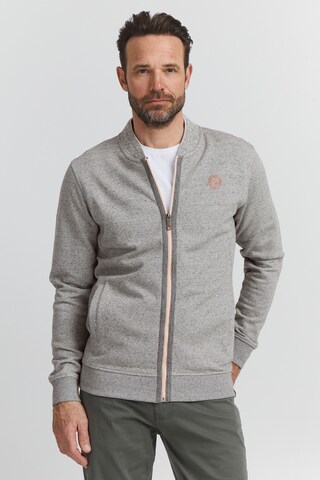 FQ1924 Zip-Up Hoodie 'Thore' in Grey: front