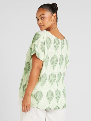Vero Moda Curve Bluse 'VMCTULA' in Grün