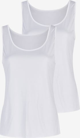 Nina von C. Undershirt 'Elegance' in White: front