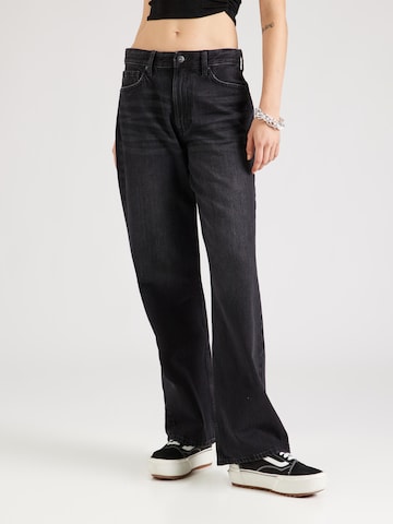 River Island Regular Jeans in Zwart: voorkant