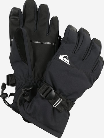 QUIKSILVER Athletic Gloves in Black: front