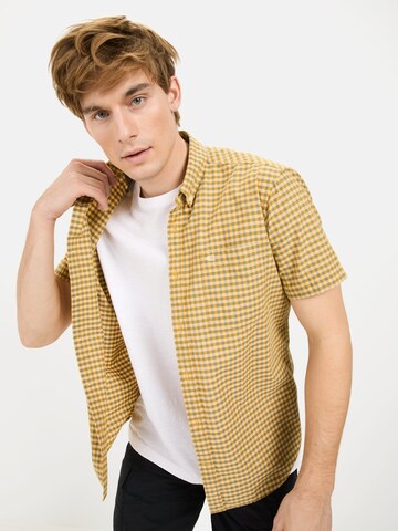 CAMEL ACTIVE Regular fit Button Up Shirt in Orange