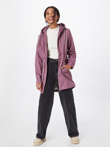 mazine Between-seasons parka 'Library' in Purple