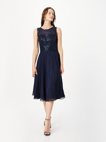 SWING - Vestido de gala en azul: frente