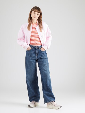 Blutsgeschwister Shirt 'Oh Marine' in Red