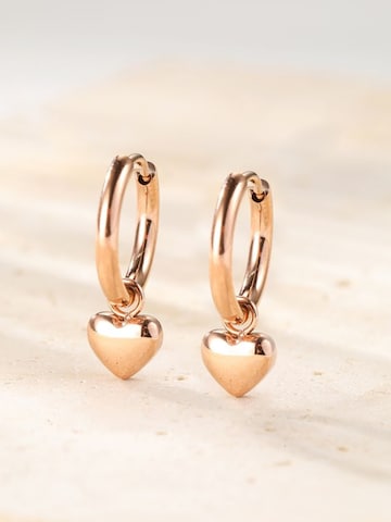 Hey Happiness Earrings 'Heart Beat' in Gold