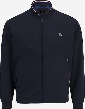 Jack & Jones Plus Between-Season Jacket 'BLUBROOK' in Blue: front