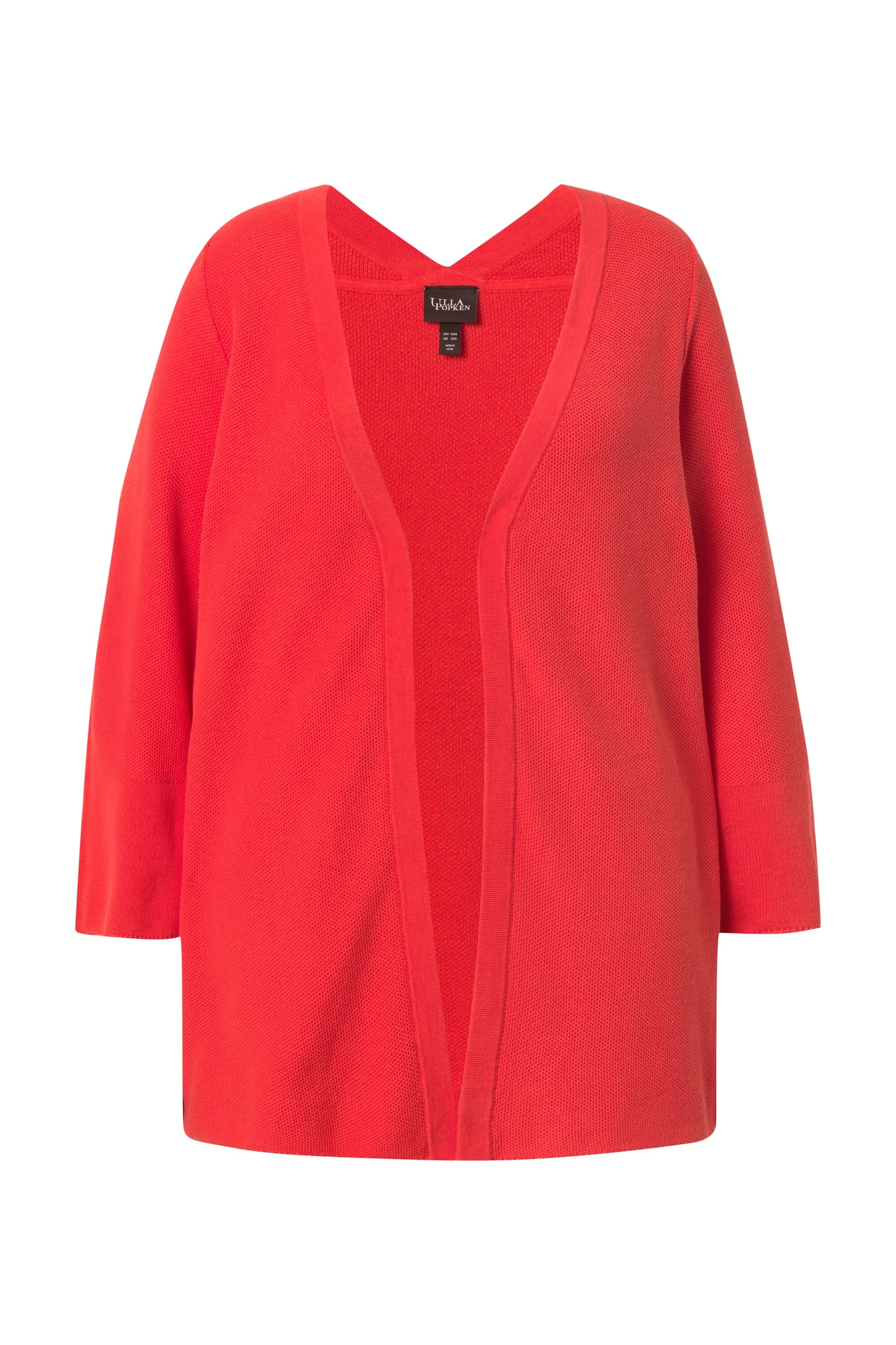 Ulla Popken Strickjacke in rot, Produktansicht