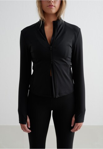 Veste de survêtement 'Sense' Aim'n en noir
