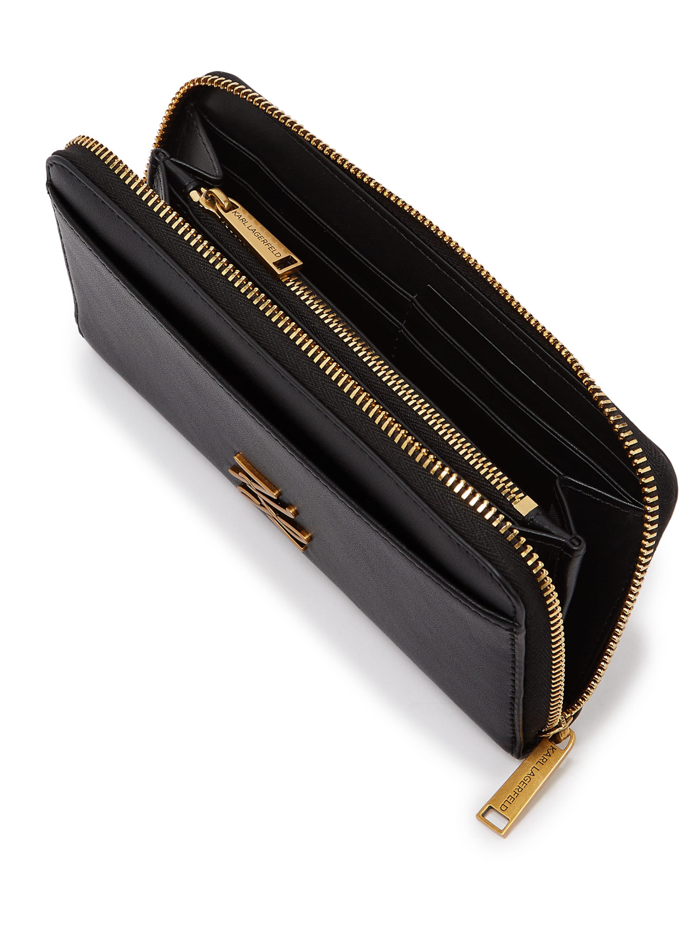 Karl Lagerfeld - Cartera ' BYNDER TEST K/AUTOGRAPH CONT WALLET GP ' en negro