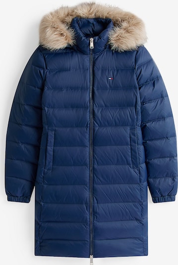 Tommy Jeans Pitkä talvitakki 'Essential' värissä laivastonsininen, Tuotenäkymä