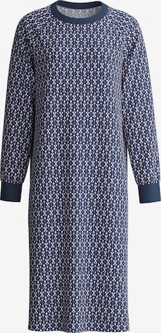 Camicia da notte 'Midnight Hearts' di CALIDA in blu: frontale