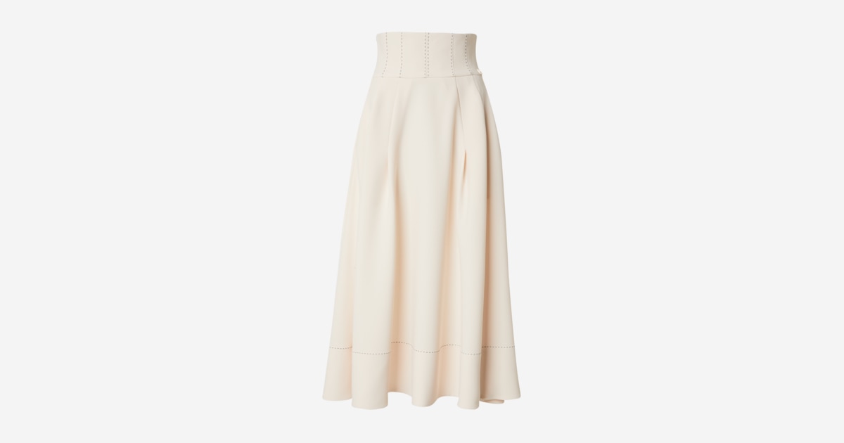 スカート ELISABETTA FRANCHI Women Skirts AB77652E2E84 Beige Elisabetta Franchi Skirt 'GONNA' in Beige | ABOUT YOU