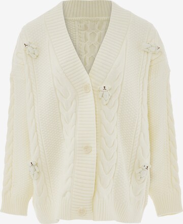 Cardigan IMMY en blanc : devant