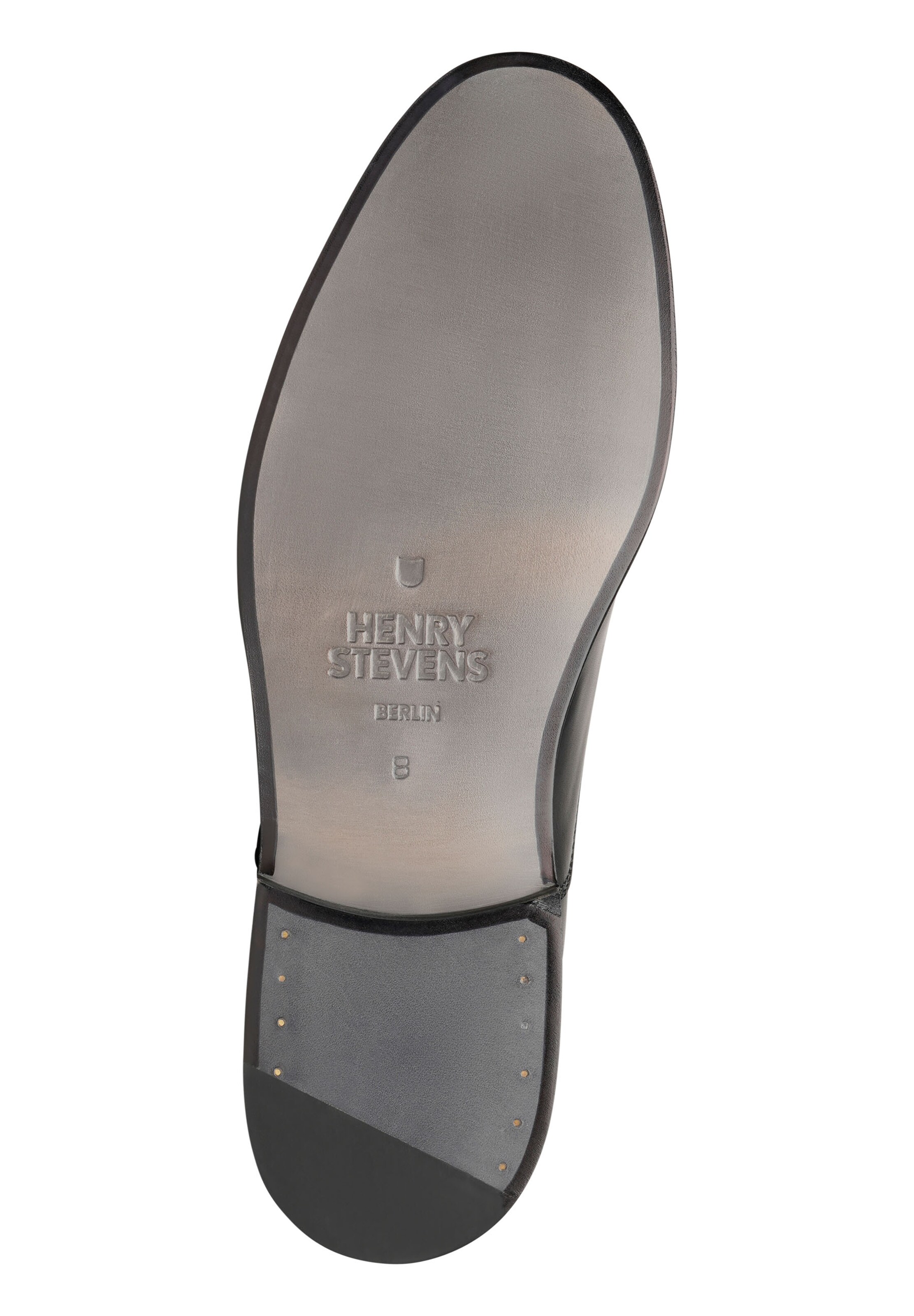 Henry Stevens Schnürschuhe Rahmengenäht 'Winston CO' in Schwarz