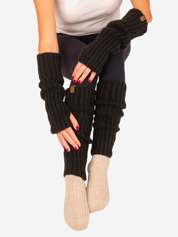 Vivisence Kurzfingerhandschuhe '7301 Set' in Schwarz