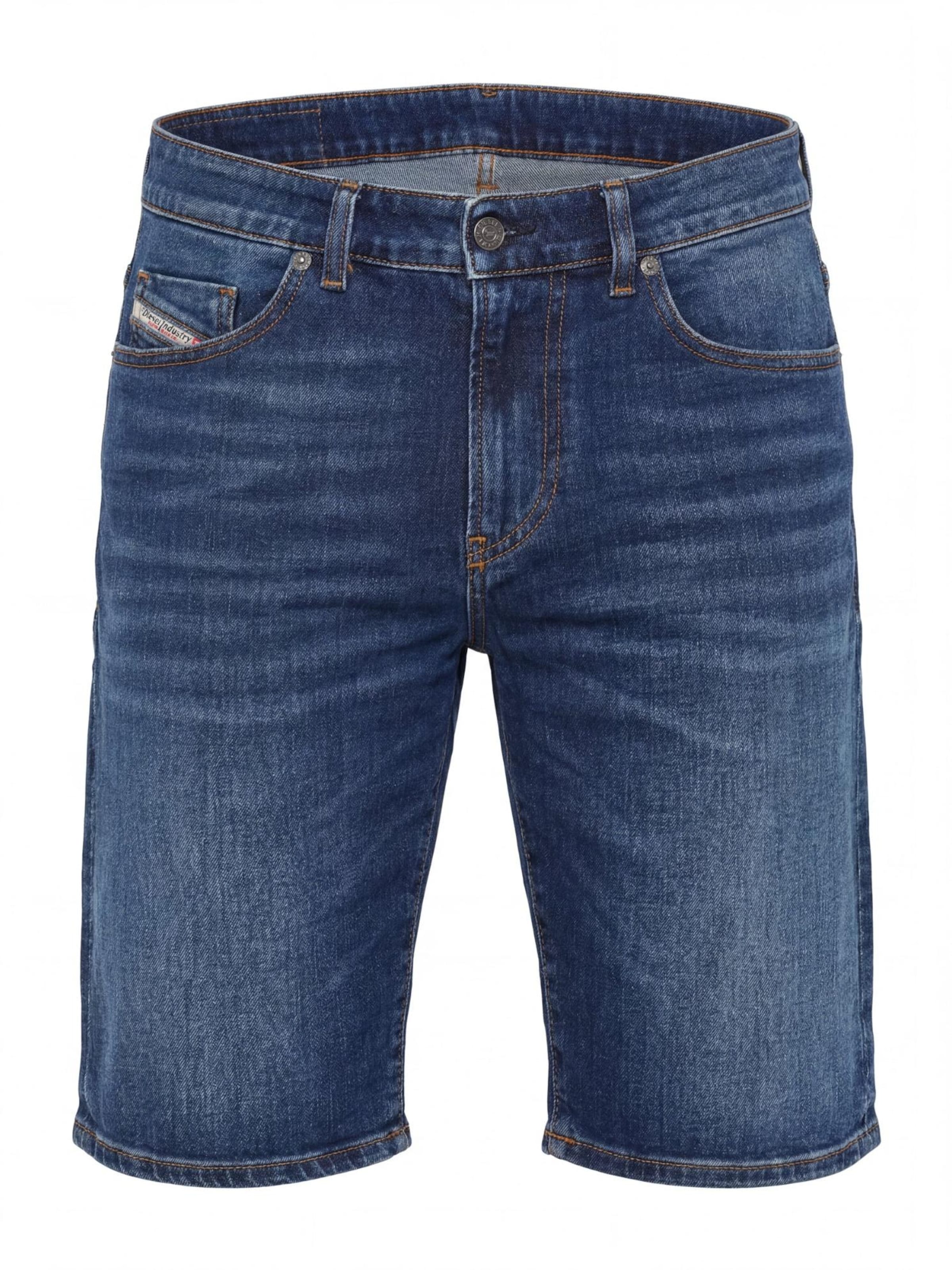 DIESEL Slim fit Jeans 'SLIM-SHORT' in Blue: front