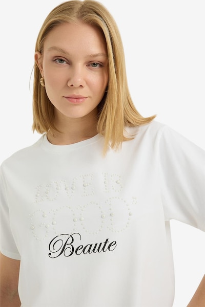 HOME STORE T-Shirt in schwarz / weiß, Produktansicht