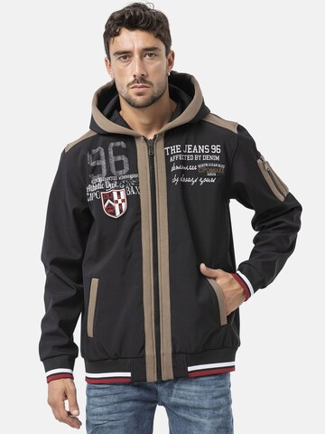 CIPO & BAXX Sweat jacket in Black: front