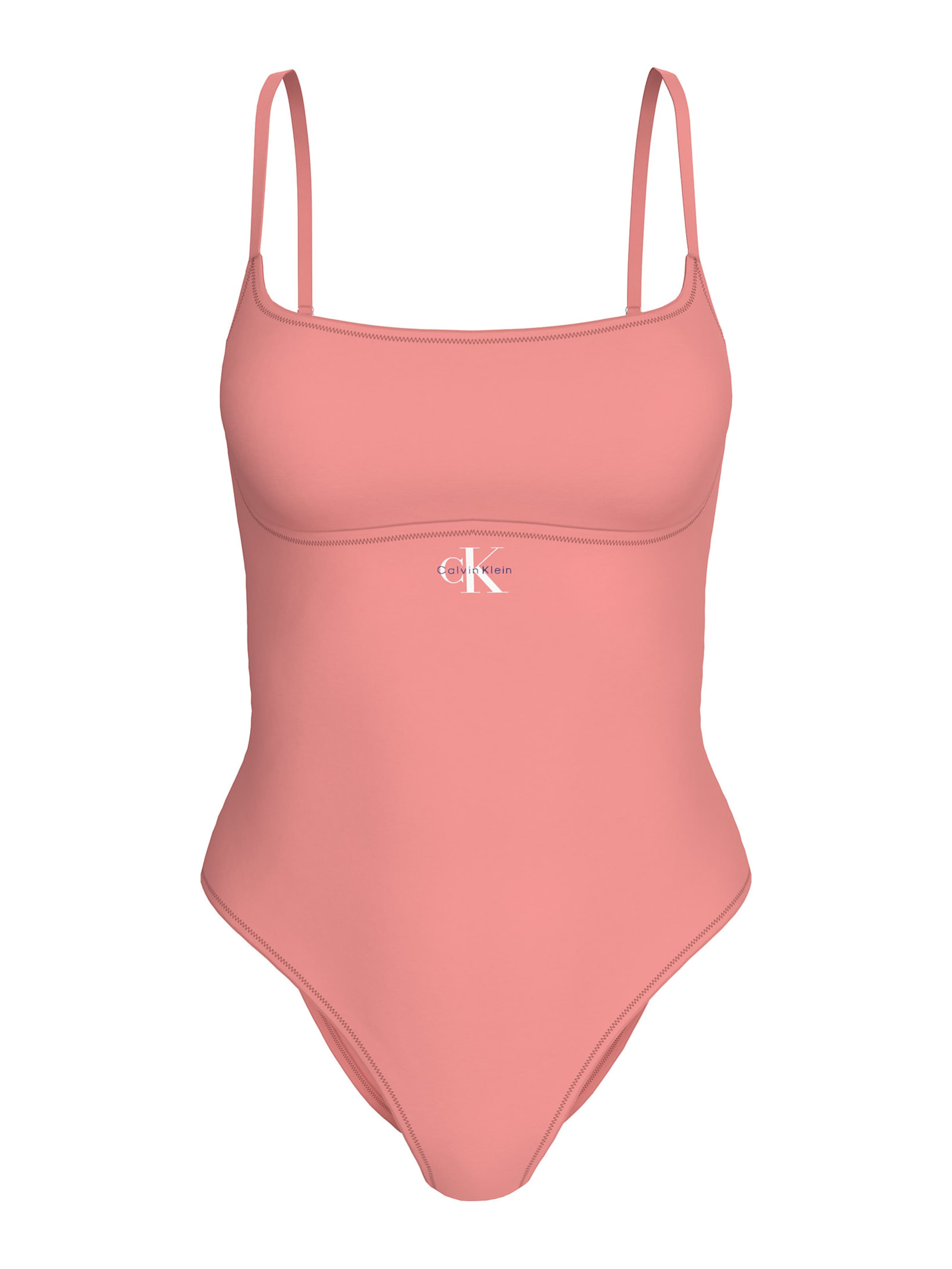 Calvin Klein Swimwear Maillot de bain 'CK Monogram' en rose, Vue avec produit