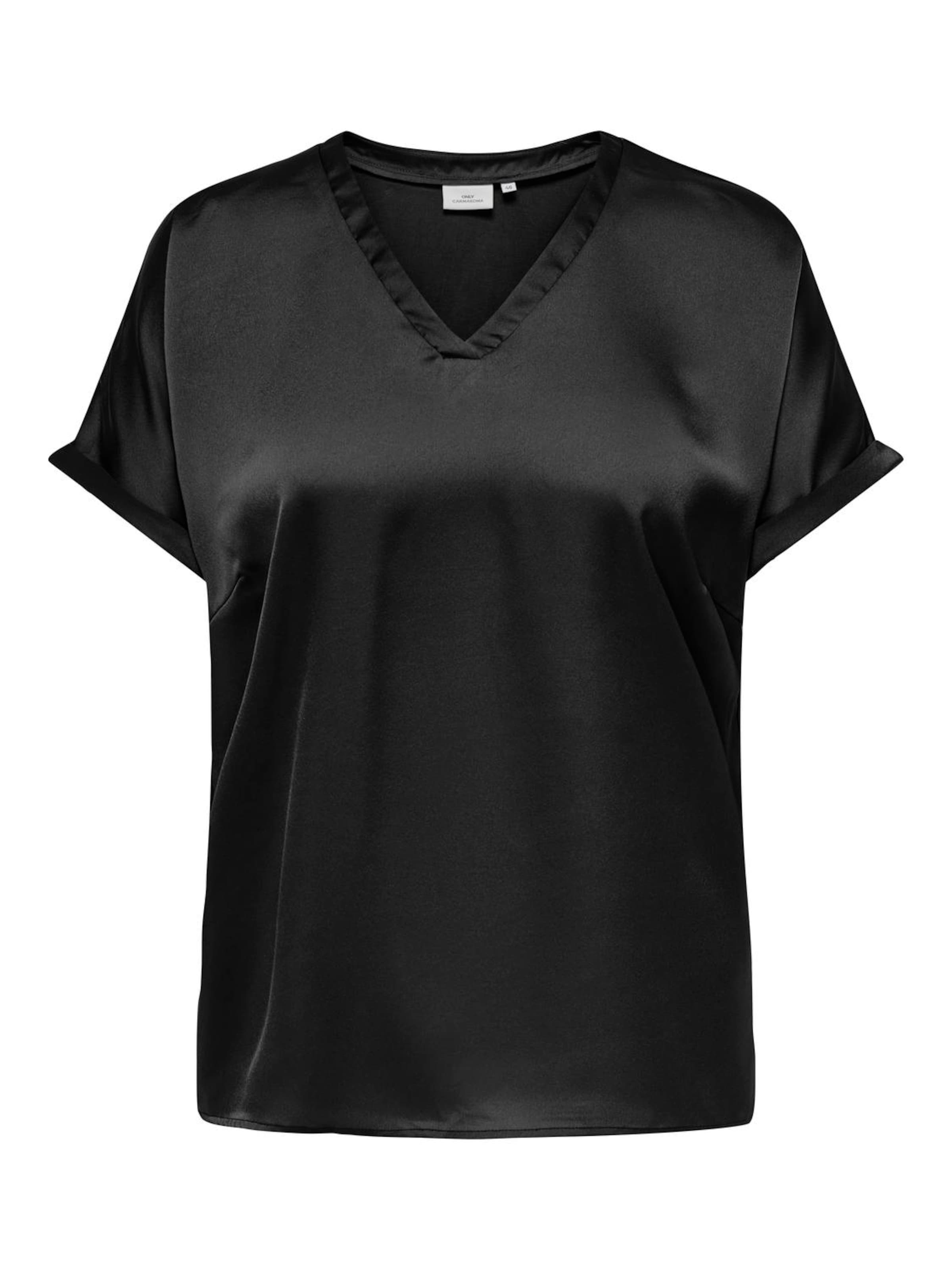 ONLY Carmakoma - Blusa 'CARBRYNJA' en negro: frente