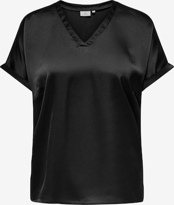 Camicia da donna 'CARBRYNJA' di ONLY Carmakoma in nero: frontale