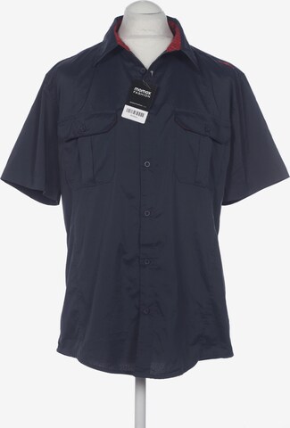 CMP Button Up Shirt in L-XL in Blue: front