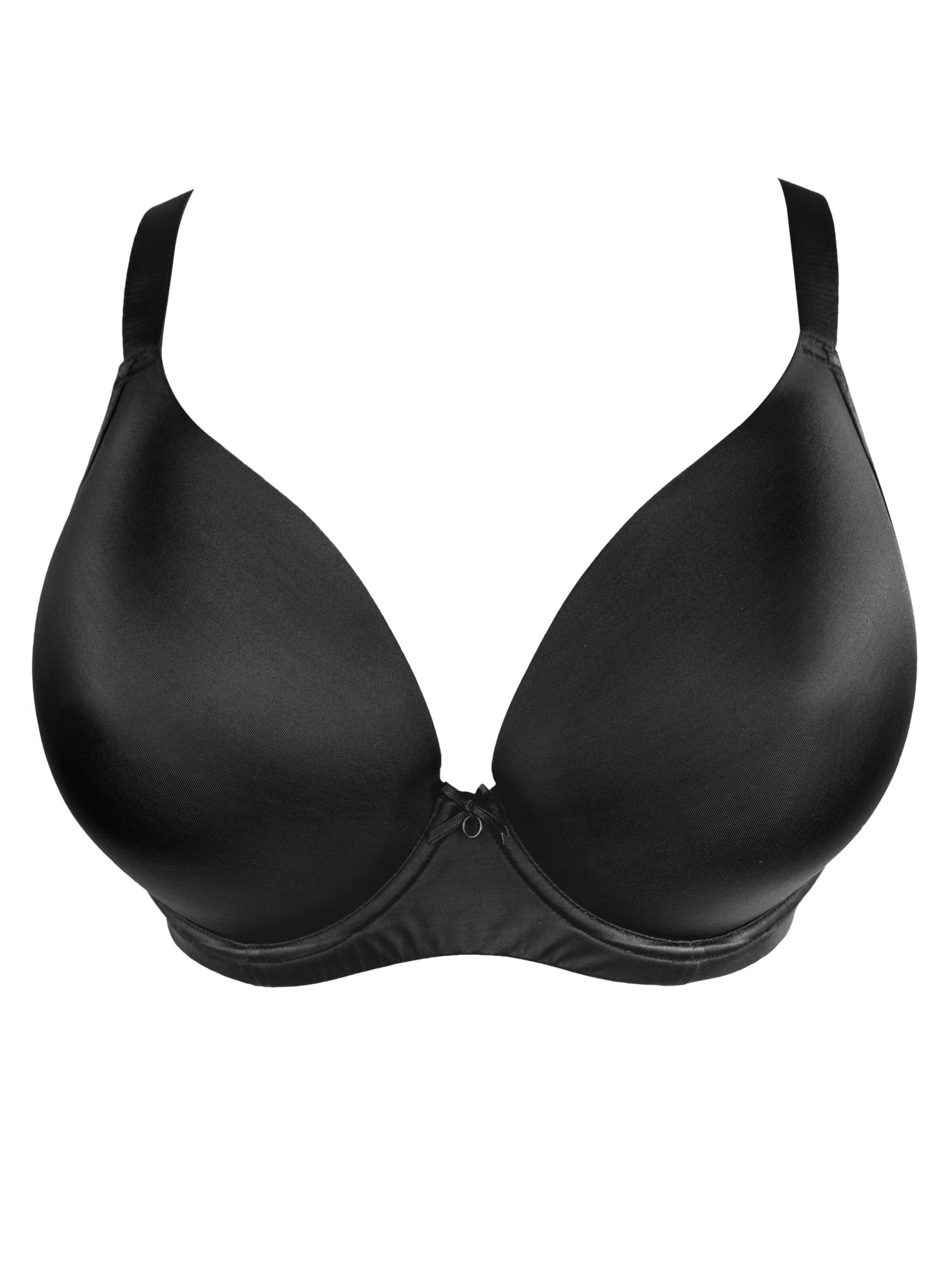 SugarShape T-shirt Bra 'Voilà ' in Black: front