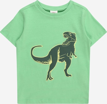 T-Shirt s.Oliver en vert : devant