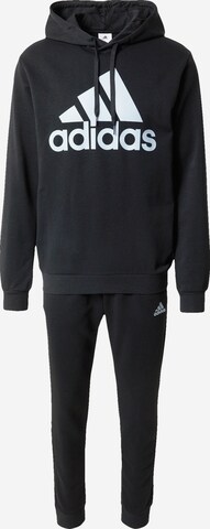 ADIDAS SPORTSWEAR Trainingspak in Zwart: voorkant