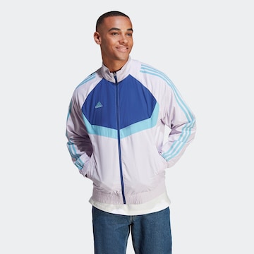 Veste de sport 'Tiro' ADIDAS SPORTSWEAR en blanc : devant