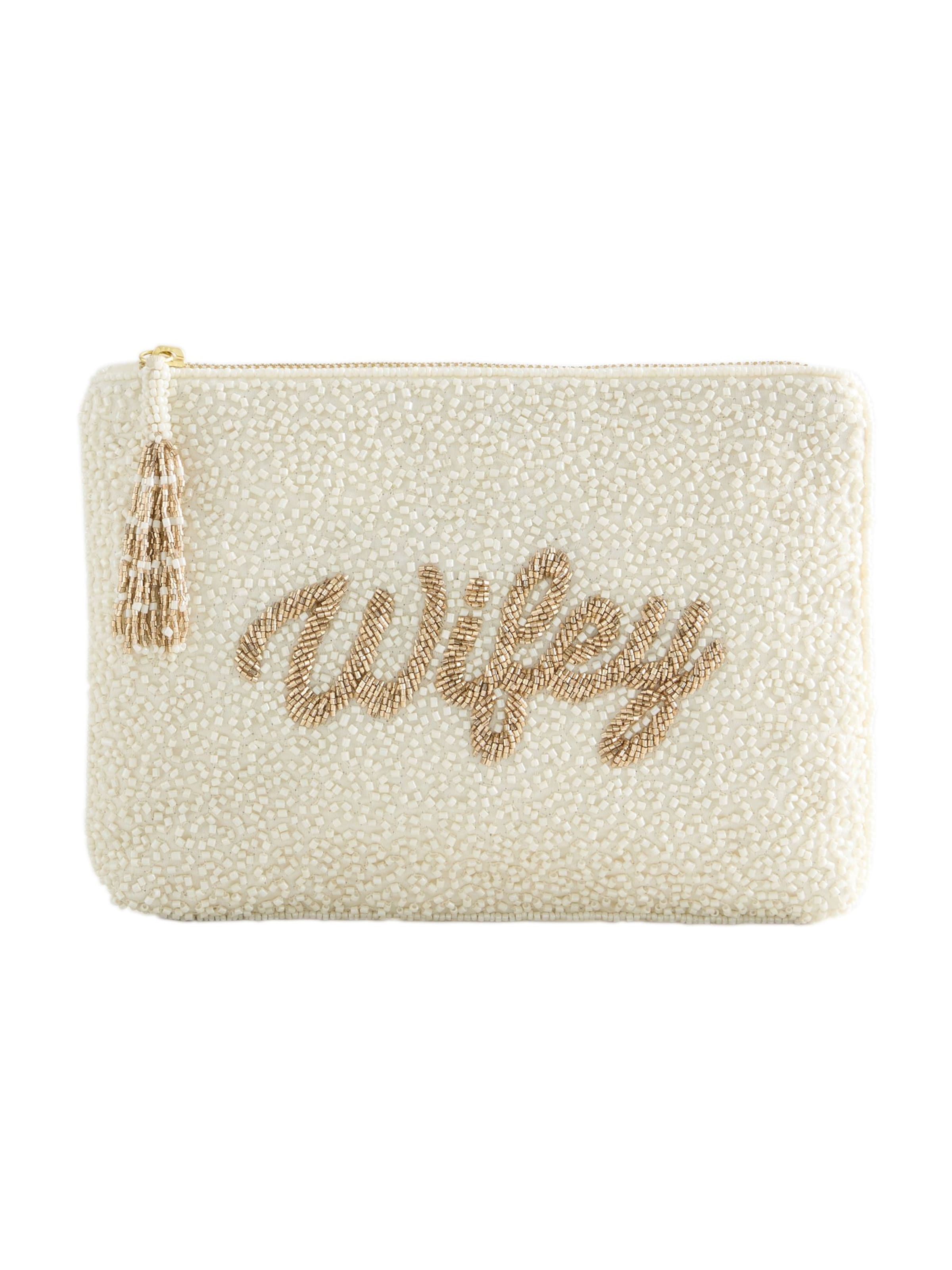 Next Pochette en beige / crème, Vue avec produit