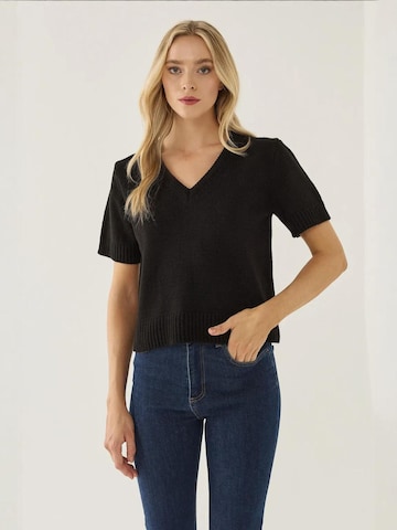 Pull-over 'Pullover' Hiccup en noir : devant