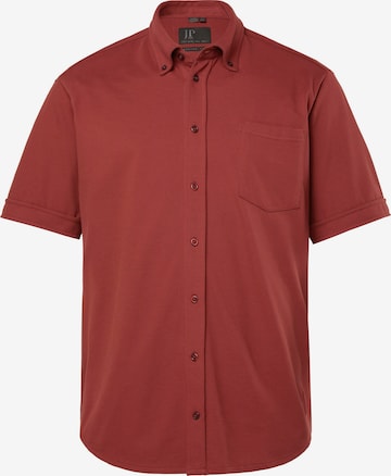 JP1880 Regular Fit Hemd in Braun: Vorderseite