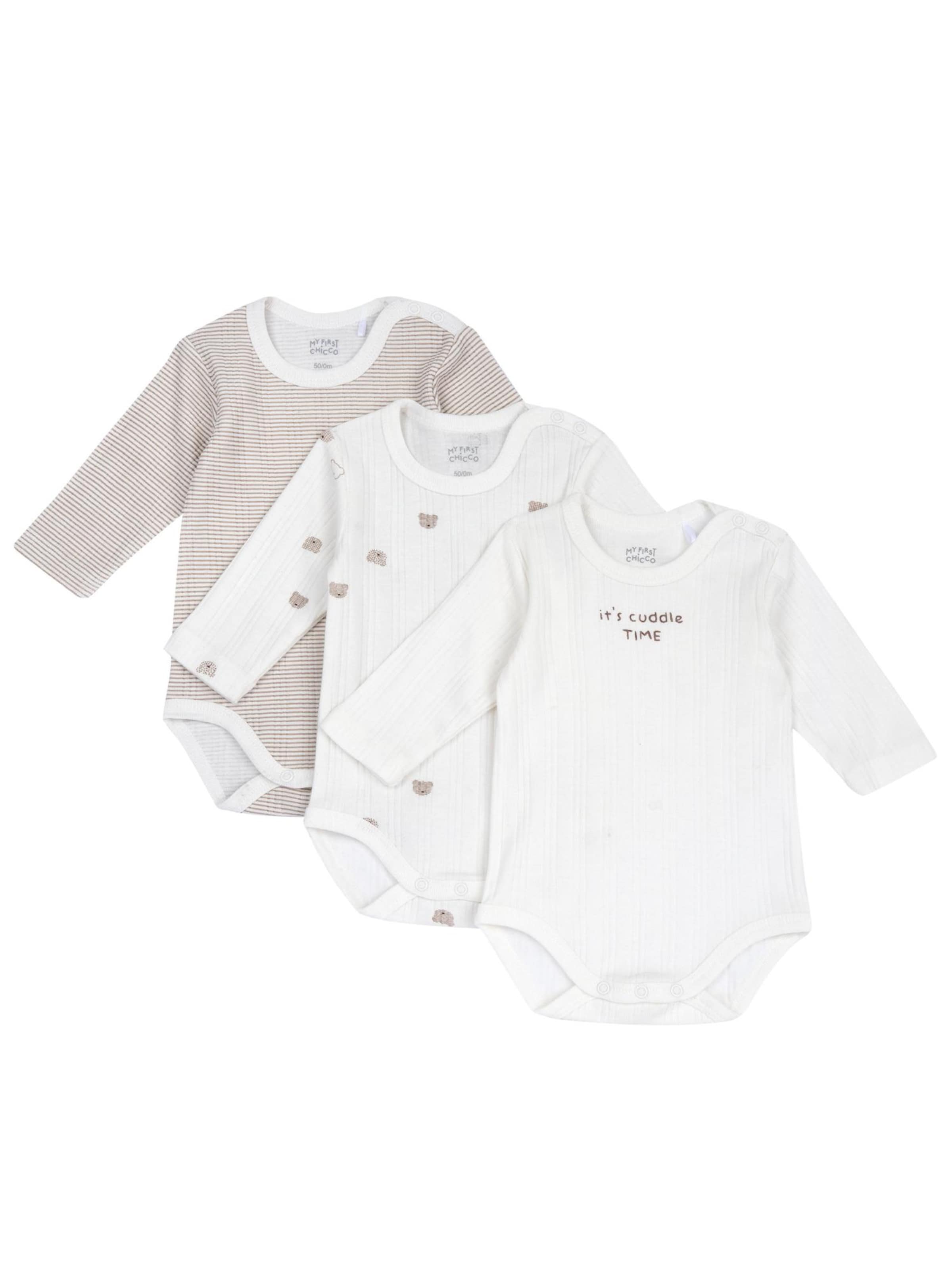 Chicco Sparkdräkt/body i beige: framsida