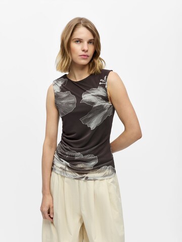 OBJECT Top in Bruin: voorkant