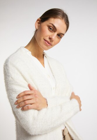 usha WHITE LABEL Knit Cardigan in White